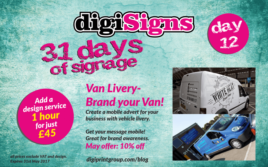 31 Days of Signage – Day 12 Van Livery