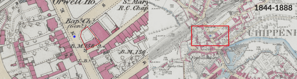 1844 - 1888 History Map