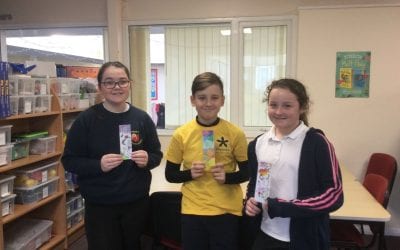 Winners of the ‘Design a Bookmark’ competition