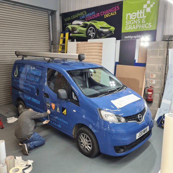 medium wheel base van graphics