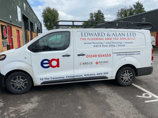 van livery stickers and graphics on medium van