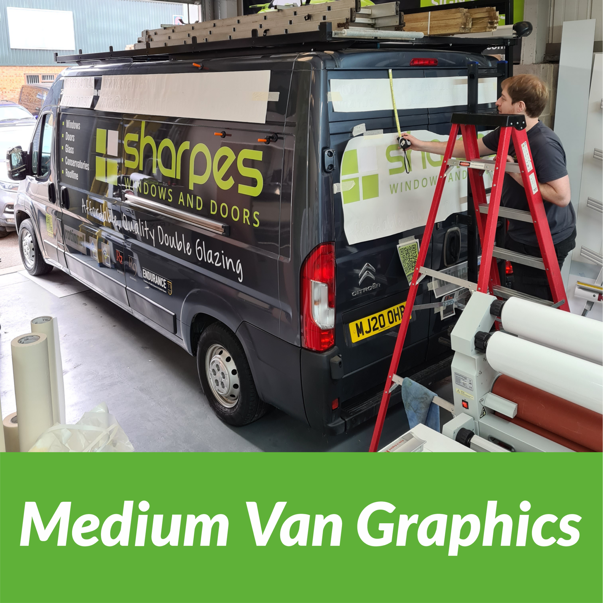 medium van graphics livery