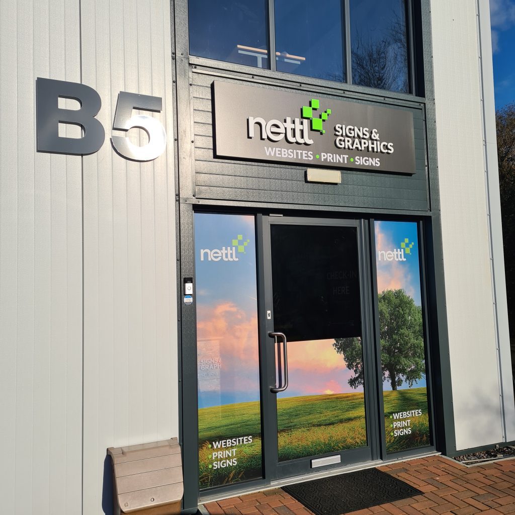 nettl signs and graphics methuen park ashville court chippenham shop front