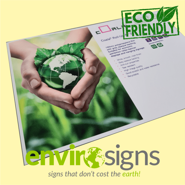 eco friendly environmental recyclable posters