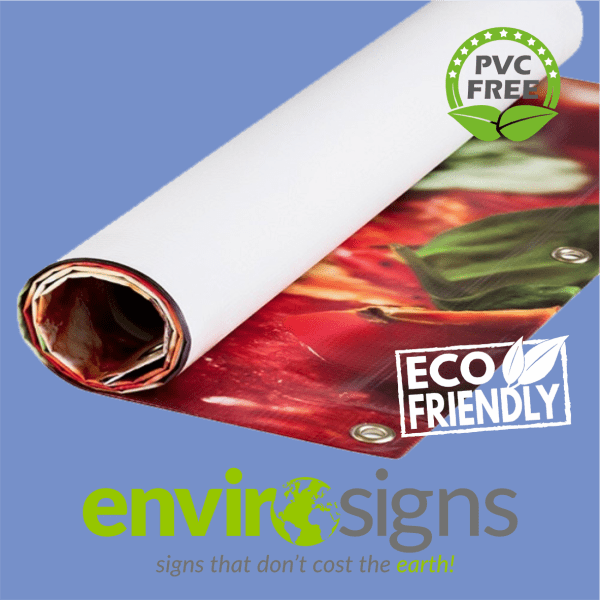 pvc free banner sign for walls and fences