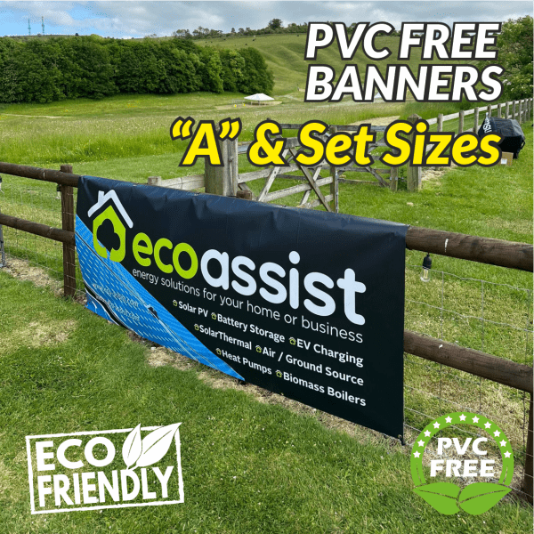 sustainable banners eco friendly pvc free