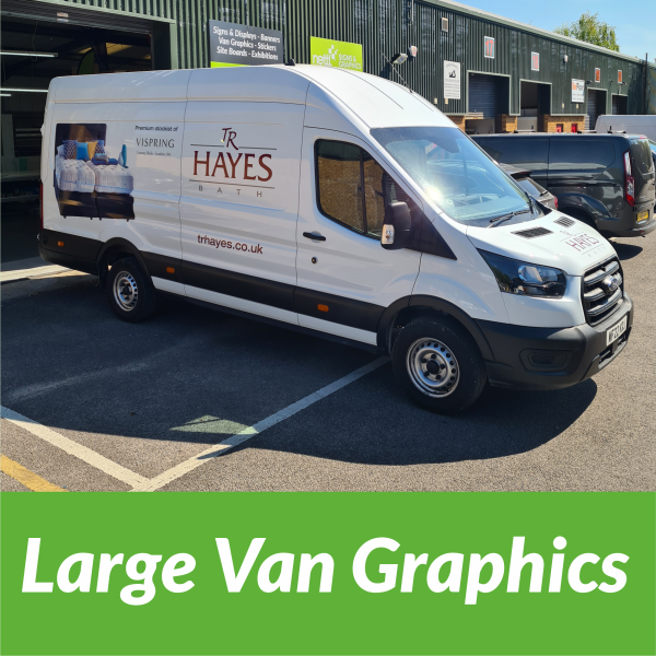 large van graphics livery branding vehicle