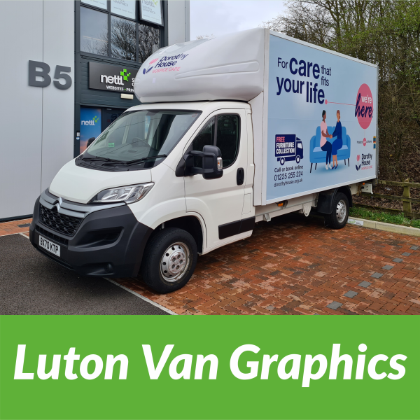 luton van graphics and signs custom printed livery for large vans