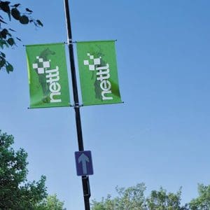 Butterfly PVC Free Double Sided Banner