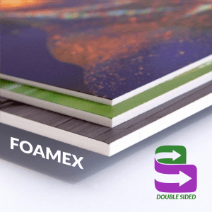 Double Sided Foamex Signs