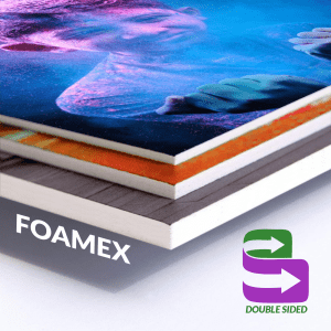 double sided foamex signs