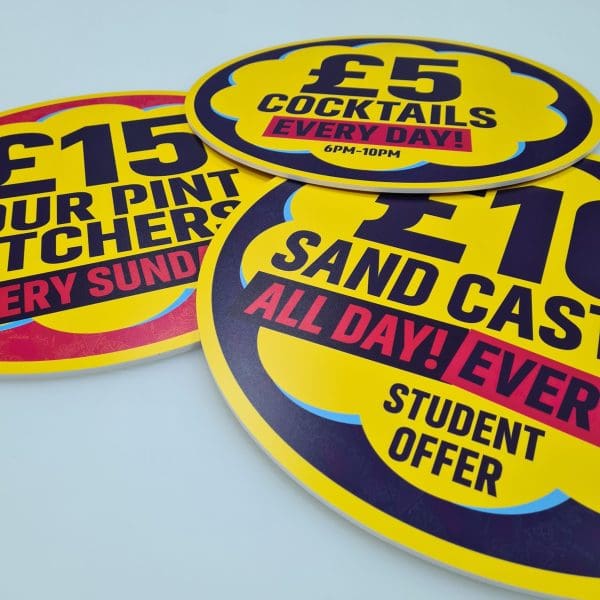 Double Sided Foamex Signs - Image 2